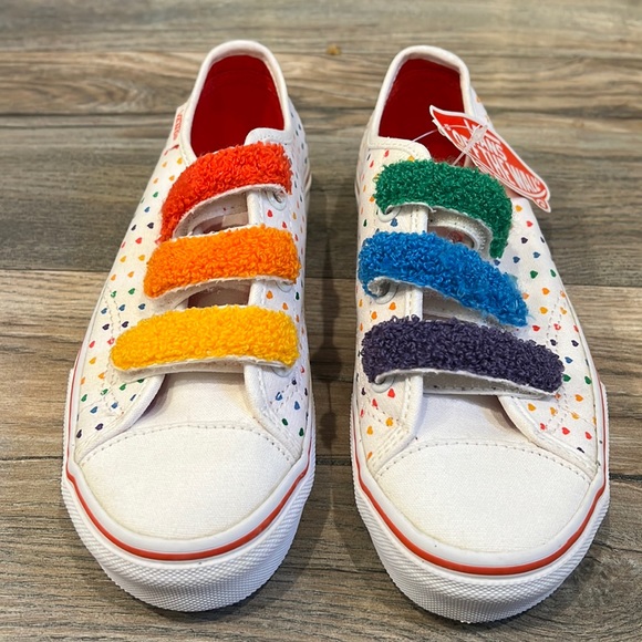 Vans Other - New Rainbow Heart Vans